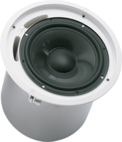10" HIGH PERFORMANCE IN CEILING SUBWOOFER WITH CAN ENCLOSURE, TILE RAILS, AND MOUNTING RING